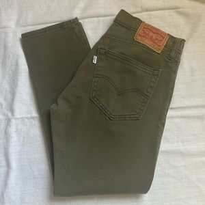 Men’s Levi’s 512 jeans 32x29 - Olive Green